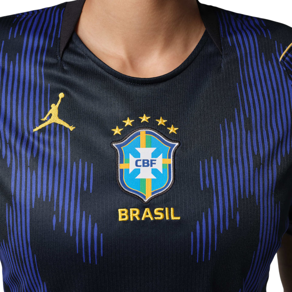 Imagem do produto Camiseta Feminina Brasil Nike Jordan II 2026/27 Torcedora Pro - IU1077-417