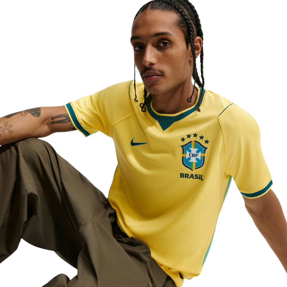 Imagem do produto Camiseta Masculina Brasil Nike I 2026/27 Torcedor Pro - IF7054-724