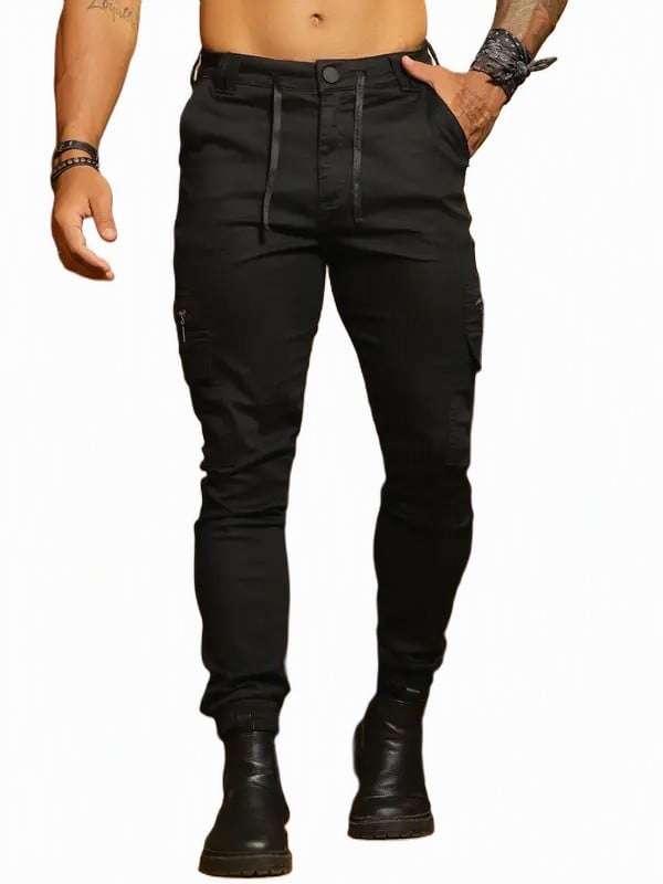 Imagem do produto Calça Jogger Jeans Masculina Pit Bull - 90837