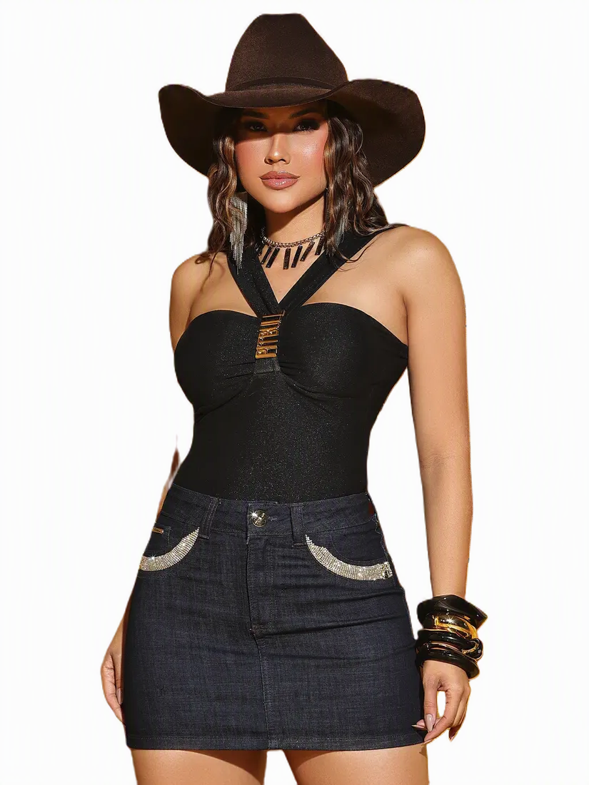 Imagem do produto Blusa Feminina Sexy e Modeladora Pit Bull - 91070