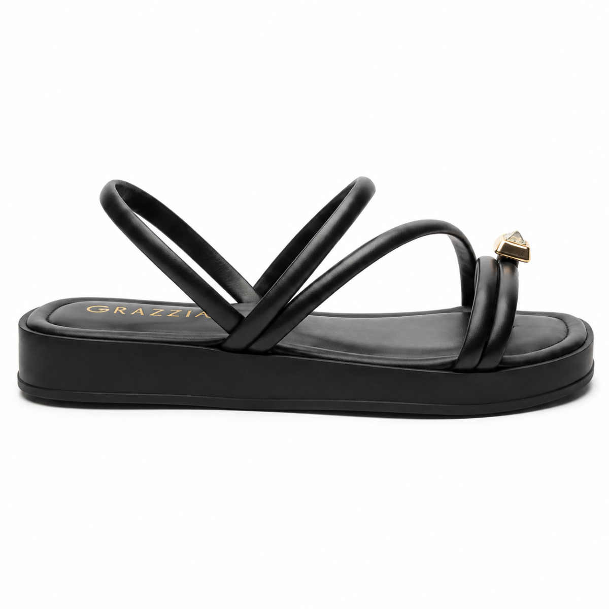 Imagem do produto Sandália Plataforma Feminina Grazzia - 7025349