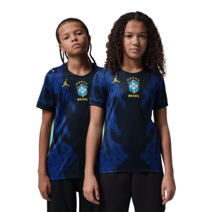 Camiseta Infantil Brasil Nike Jordan II 2026/27 Torcedor Pro - IU1080-417