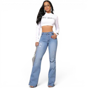 Calça Flare Feminina Jeans Confortável Pit Bull - 87648