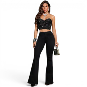 Calça Flare Jeans Feminina Pit Bull - 86432