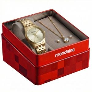 Kit Relógio Feminino Mondaine- 99912LPMK1K1