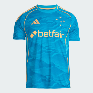 Camiseta Poliéster Time Cruzeiro Adidas - JI7295