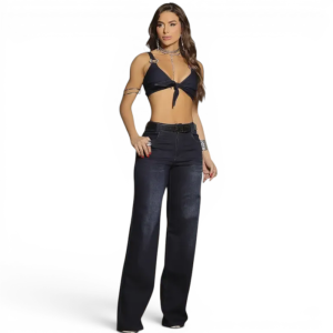 Calça Jeans Wide Leg Feminina Pitbull - 91014