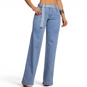 Calça Jeans Wide Leg Feminina Pit Bull - 91043