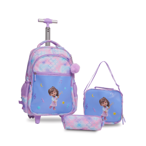 Kit Escolar Feminino Mochila Flavinha | Conforto e Estilo | Flávio's Calçados