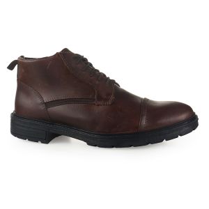 Bota Masculina Casual Monferrato Café Conforto e Estilo | Flávio's Calçados