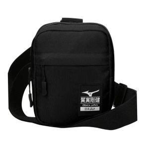 Pochete Masculina Mizuno Preto MIMAA21883 | Praticidade e Estilo | Flávio's Calçados