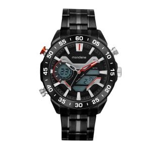 Relógio Masculino Casual Mondaine Preto 32817GPMVPE2 | Flávio's Calçados