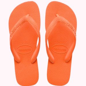 Chinelo Masculino Havaianas Top Laranja Confortável | Flávio's Calçados