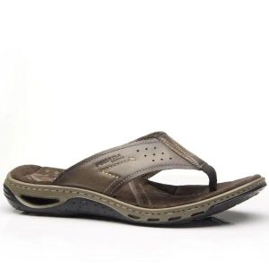 Chinelo Pegada Couro Cravo Conforto e Estilo | Flávio's Calçados