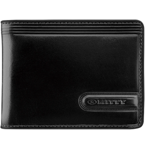 Carteira Masculina Casual Couro Mitty M0r - Estilo e Durabilidade | Flávio's Calçados