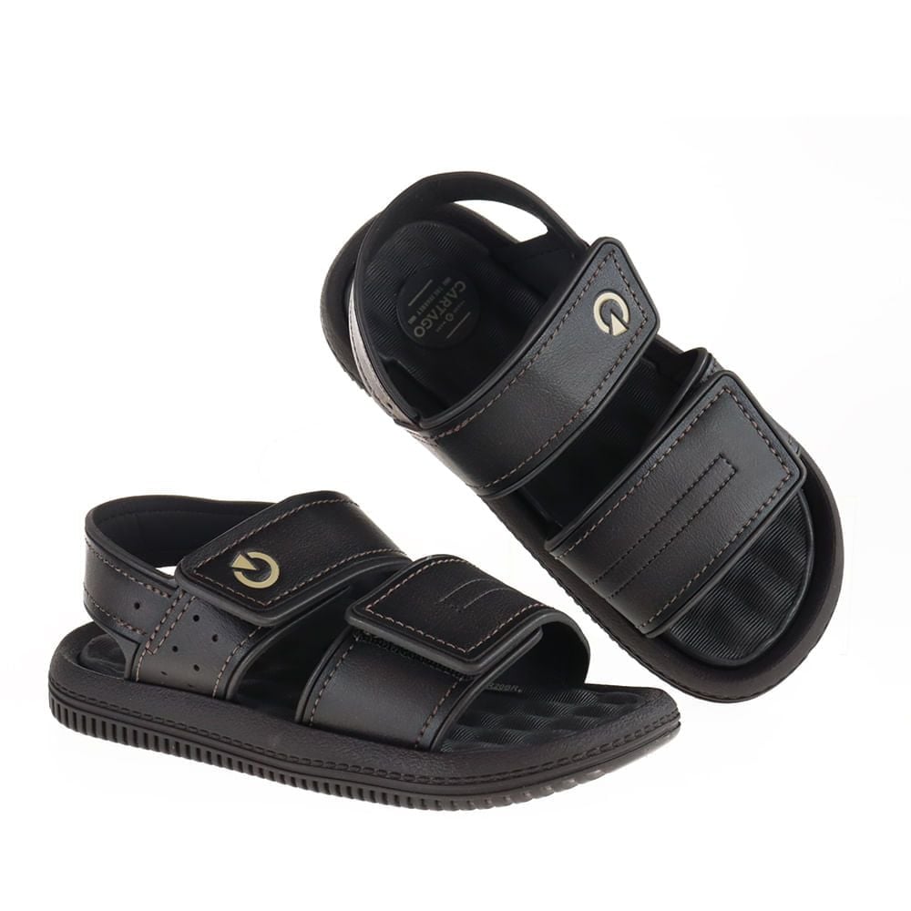 Sandália Infantil Masculina Cartago 11623 Conforto Fácil Calce | Flávio's Calçados