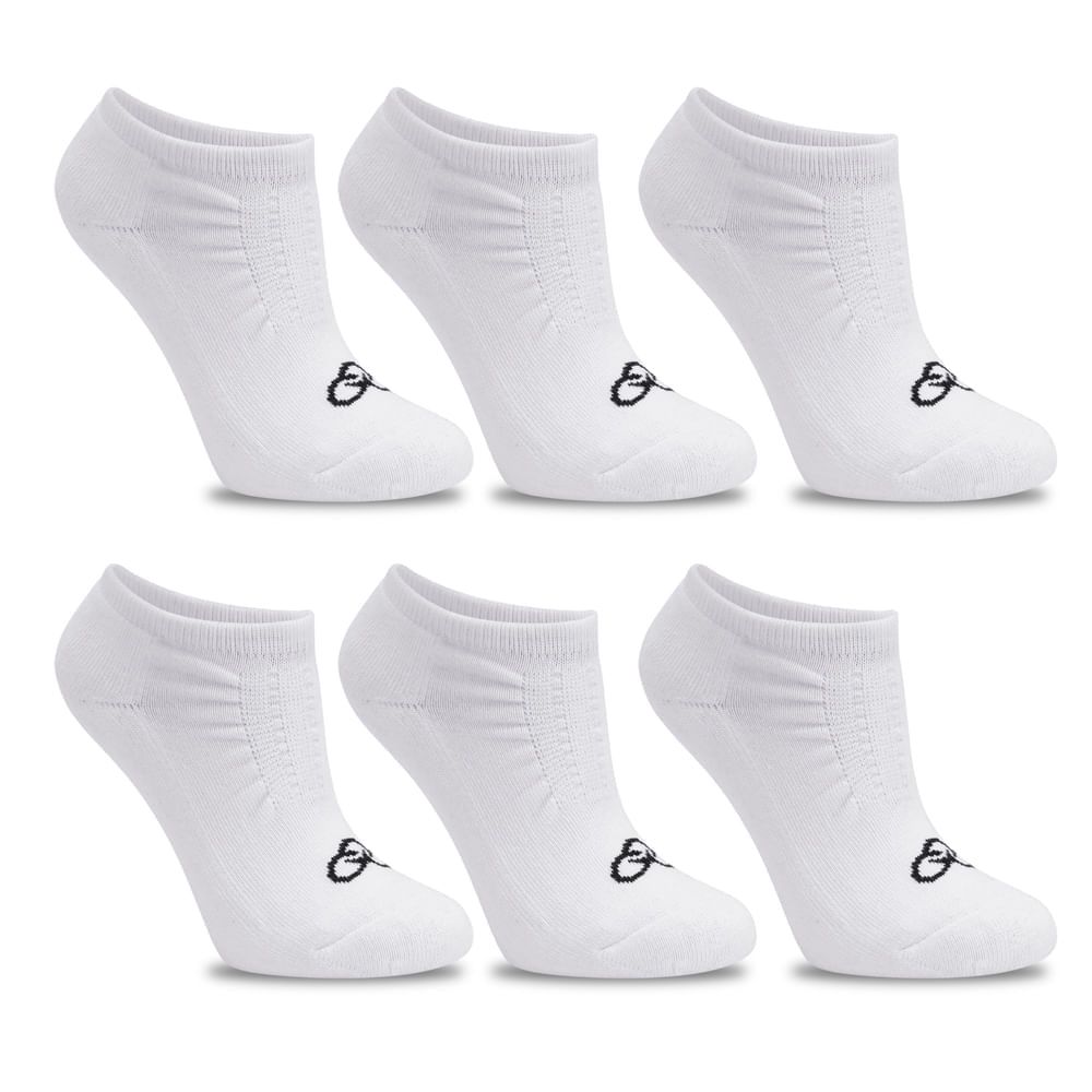 Meia Invisível Olympikus Kit 6 Pares Conforto e Discrição | Flávio's Calçados