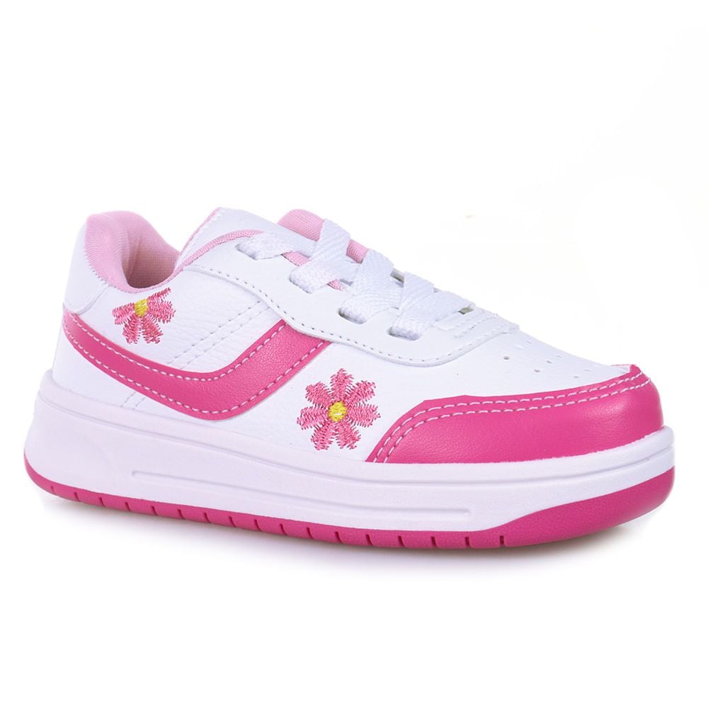 Tênis Bebê Feminino Krisle KR119 Conforto e Estilo | Flávio's Calçados