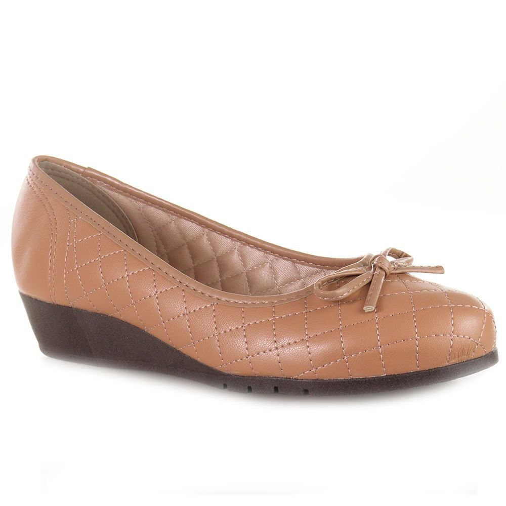 Sapato Flat Anabela Moleca feminino - Conforto e estilo | Flávio's Calçados