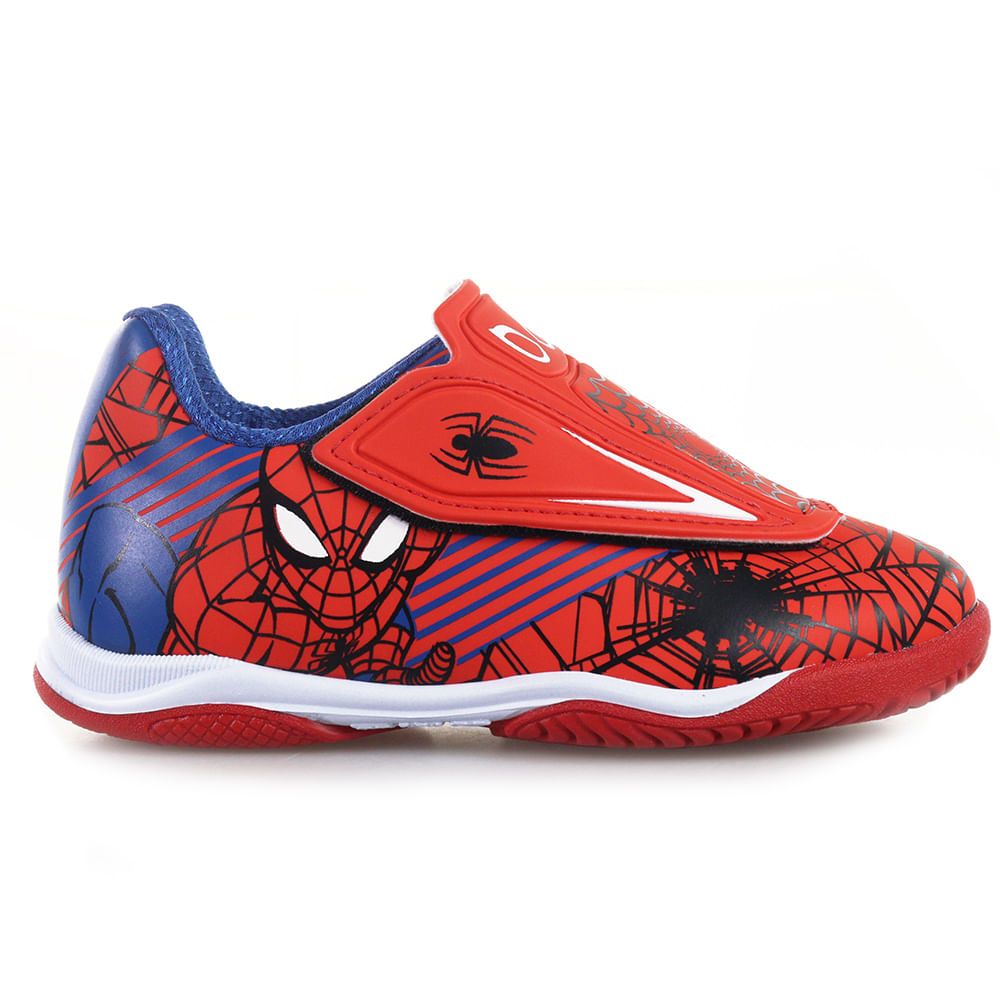 Chuteira Infantil Futsal Marvel Homem Aranha Confortável | Flávio's Calçados