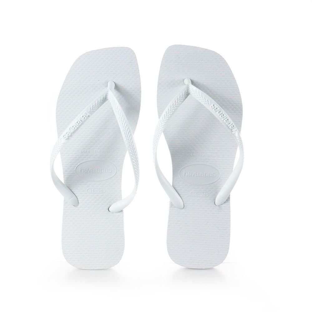 Chinelo Feminino Havaianas Branco Confortável | Flávio's Calçados