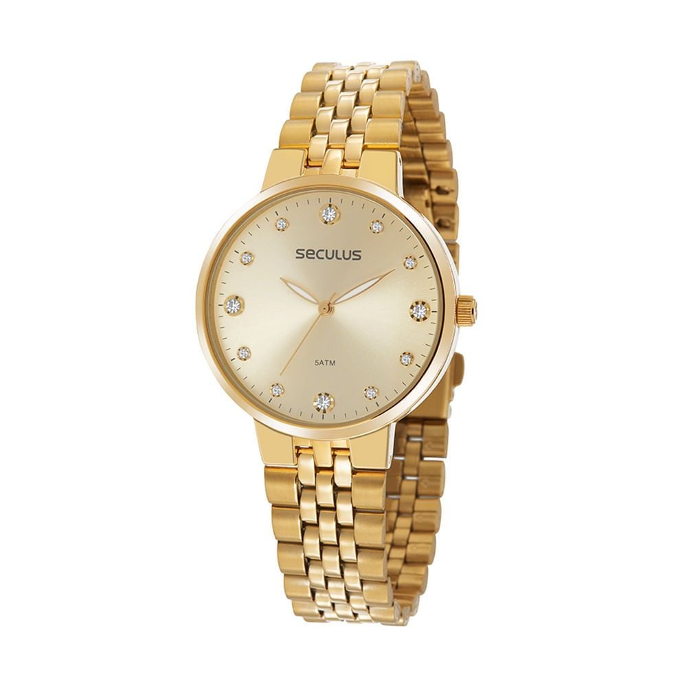 Relógio Feminino Seculus 77116LPSVDS1 Elegância e Precisão | Flávio's Calçados