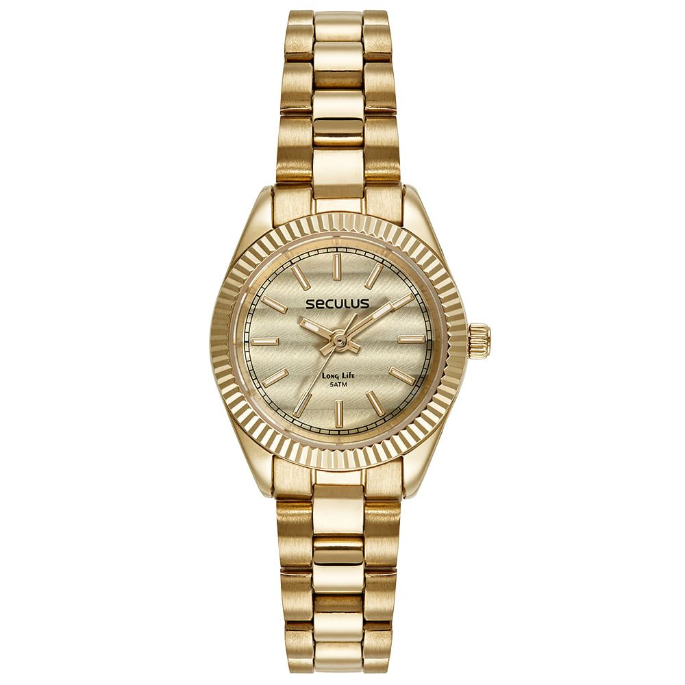 Relógio Feminino Seculus 77245LPSVDA1 Elegância e Conforto | Flávio's Calçados
