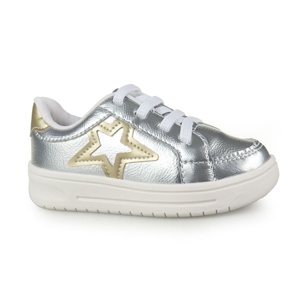 Tênis Casual Bebê Feminino Flavios Kids KR145 | Conforto e Estilo | Flávio's Calçados