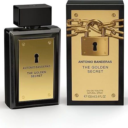 Golden Secret Man Eau de Toilette Banderas | Elegância e Estilo | Flávio's Calçados