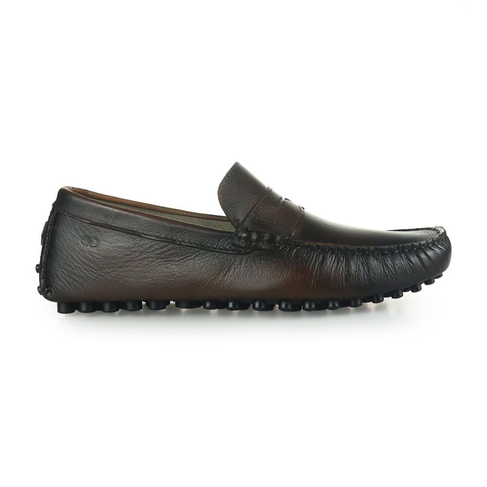 Mocassim Masculino Democrata Easy Angra Tan Mogno | Estilo e Conforto | Flávio's Calçados