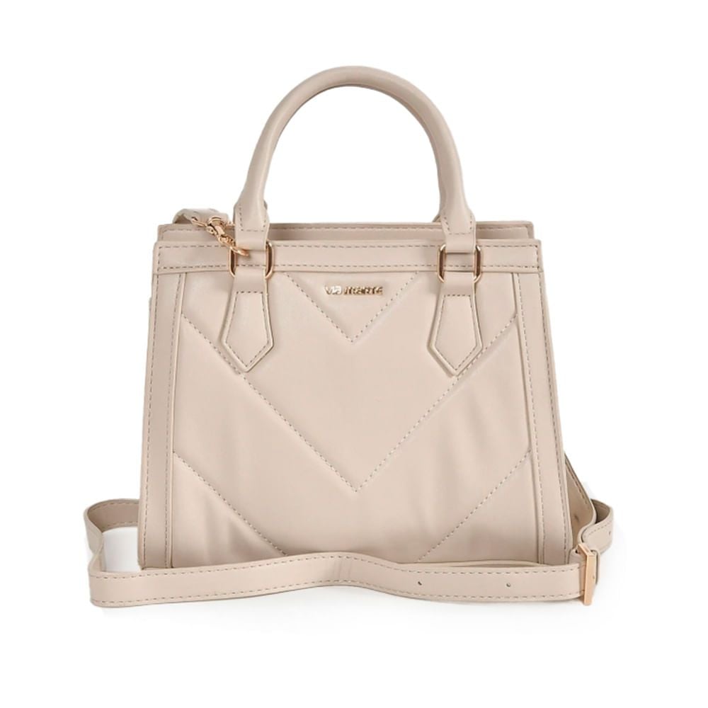 Bolsa Feminina Casual Via Marte Branco - Estilo e Praticidade | Flávio's Calçados