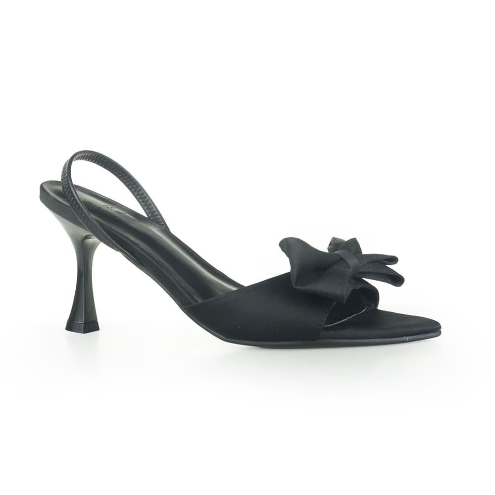 Sandália Feminina Scarpin Laysa Monteiro Preto Conforto e Estilo | Flávio's Calçados