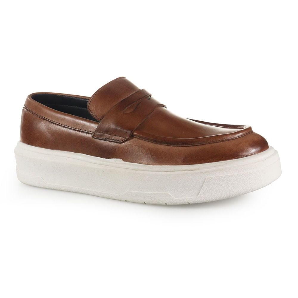 Sapatenis Masculino Casual Monferrato Tangerina | Conforto e Estilo | Flávio's Calçados