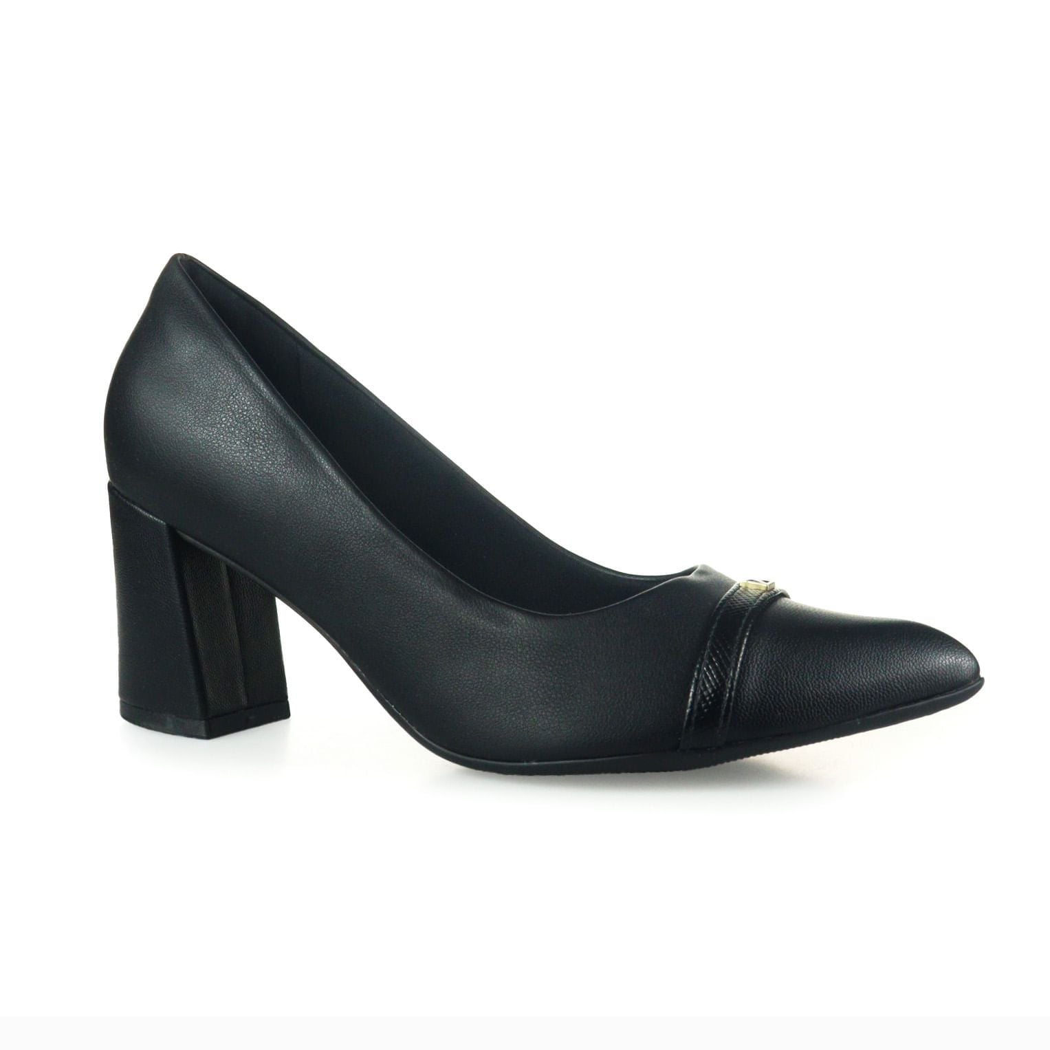Sapato Feminino Scarpin Piccadilly Preto Confortável | Flávio's Calçados
