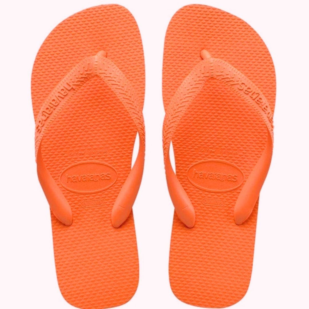 Chinelo Masculino Havaianas Top Laranja Confortável | Flávio's Calçados