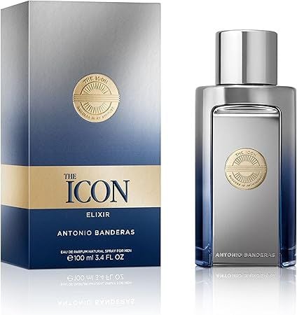 Perfume Masculino The Icon Elixir Banderas – Elegância e Estilo | Flávio's Calçados