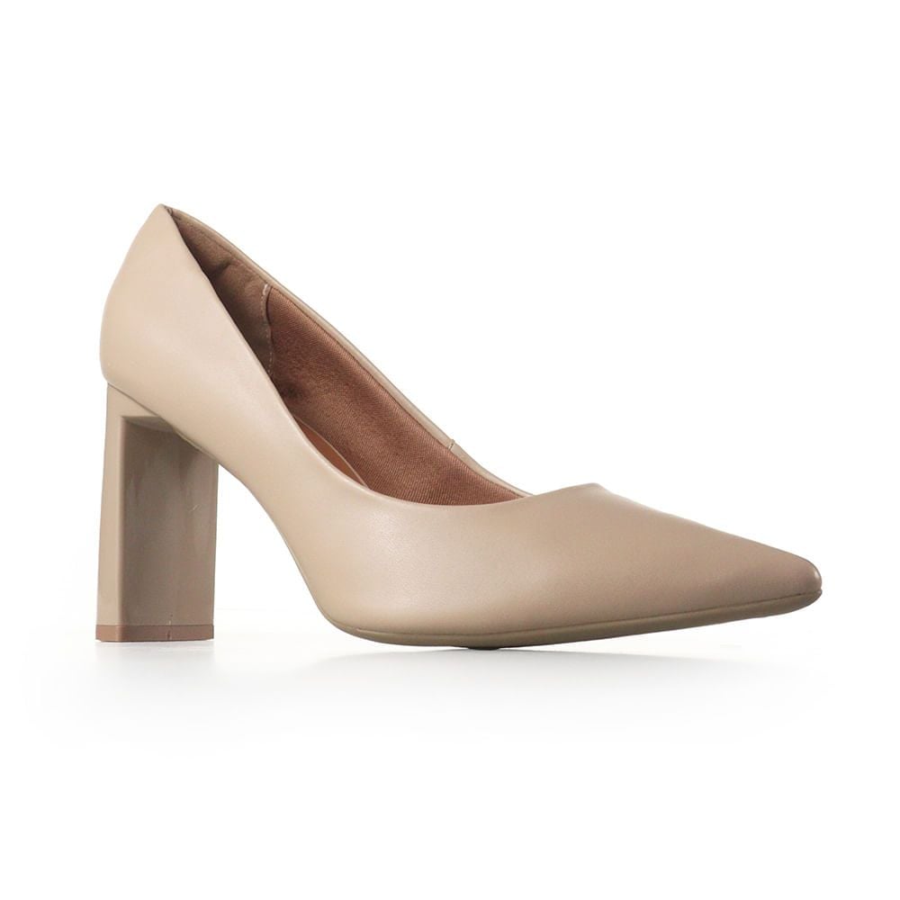 Scarpin Feminino Salto Bloco Alto Laysa Monteiro | Conforto e Elegância | Flávio's Calçados