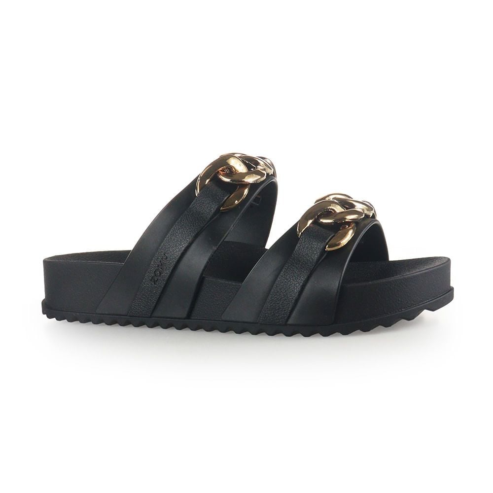 Sandália Feminina Casual Birken Zaxy Confortável | Flávio's Calçados