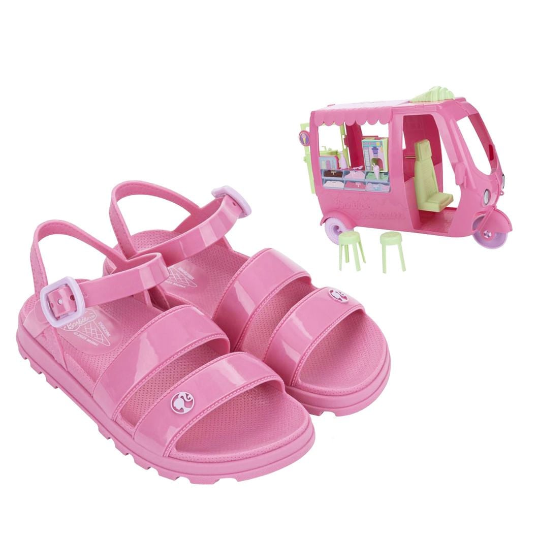 Sandália Infantil Feminina Barbie Confortável e Estilosa | Flávio's Calçados