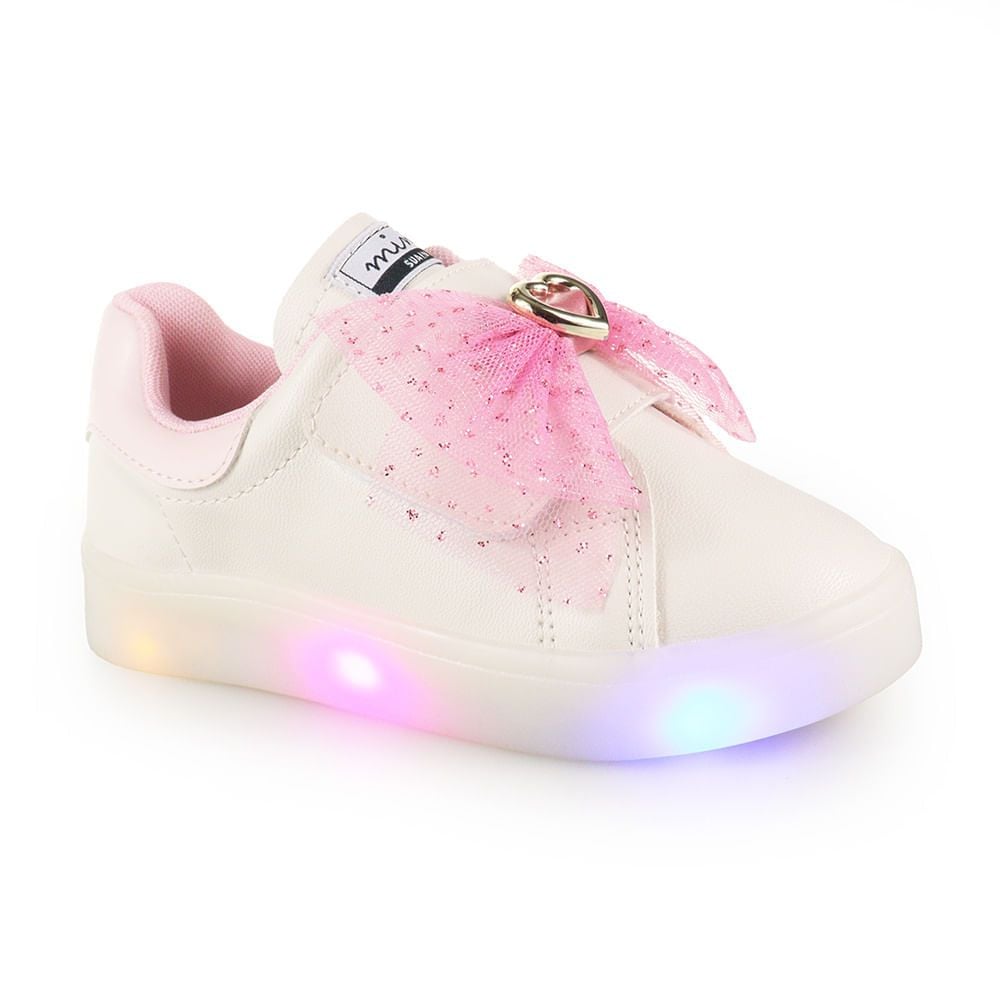 Tênis Bebê Feminino com LED Colorido Sua Cia | Flávio's Calçados