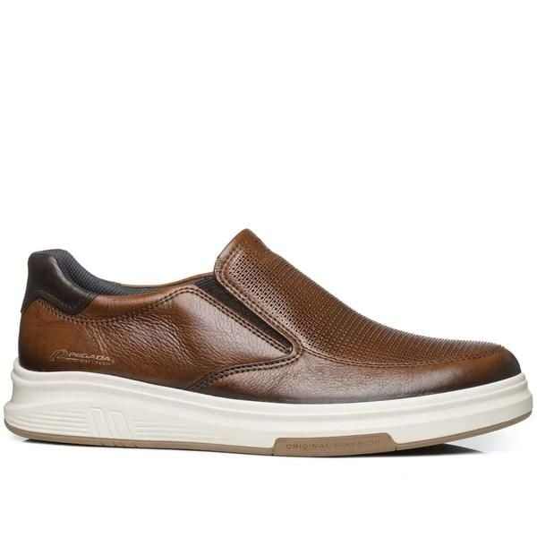 Tênis Casual Pegada Masculino em Couro - Conforto e Estilo | Flávio's Calçados