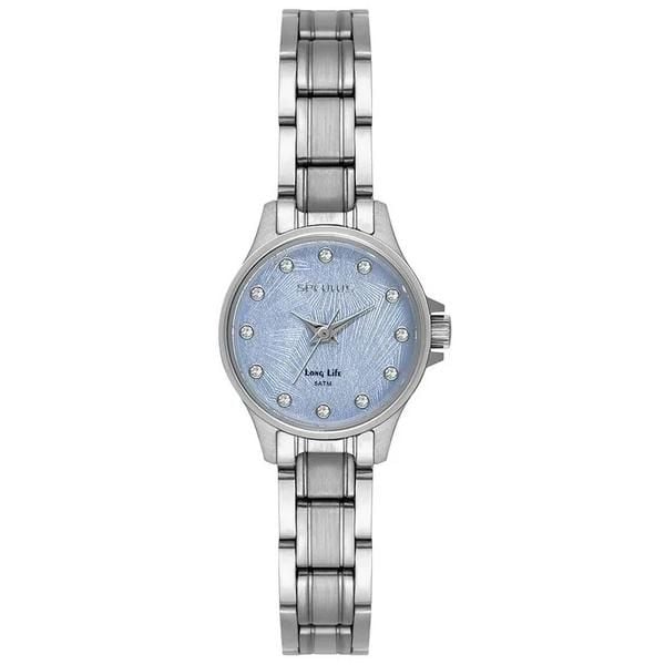 Relógio Feminino Prata com Cristais Seculus | Flávio's Calçados