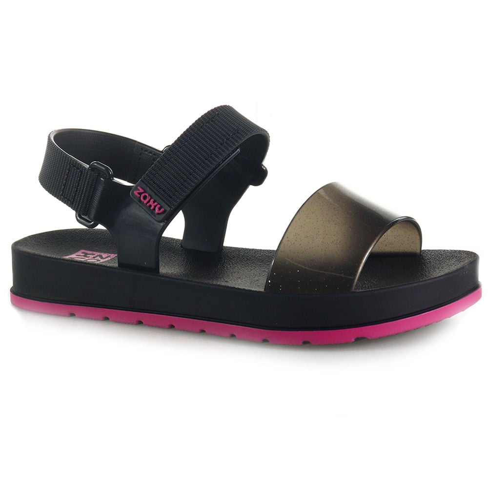 Sandália Infantil Zaxynina Way Papete Glitter Conforto | Flávio's Calçados