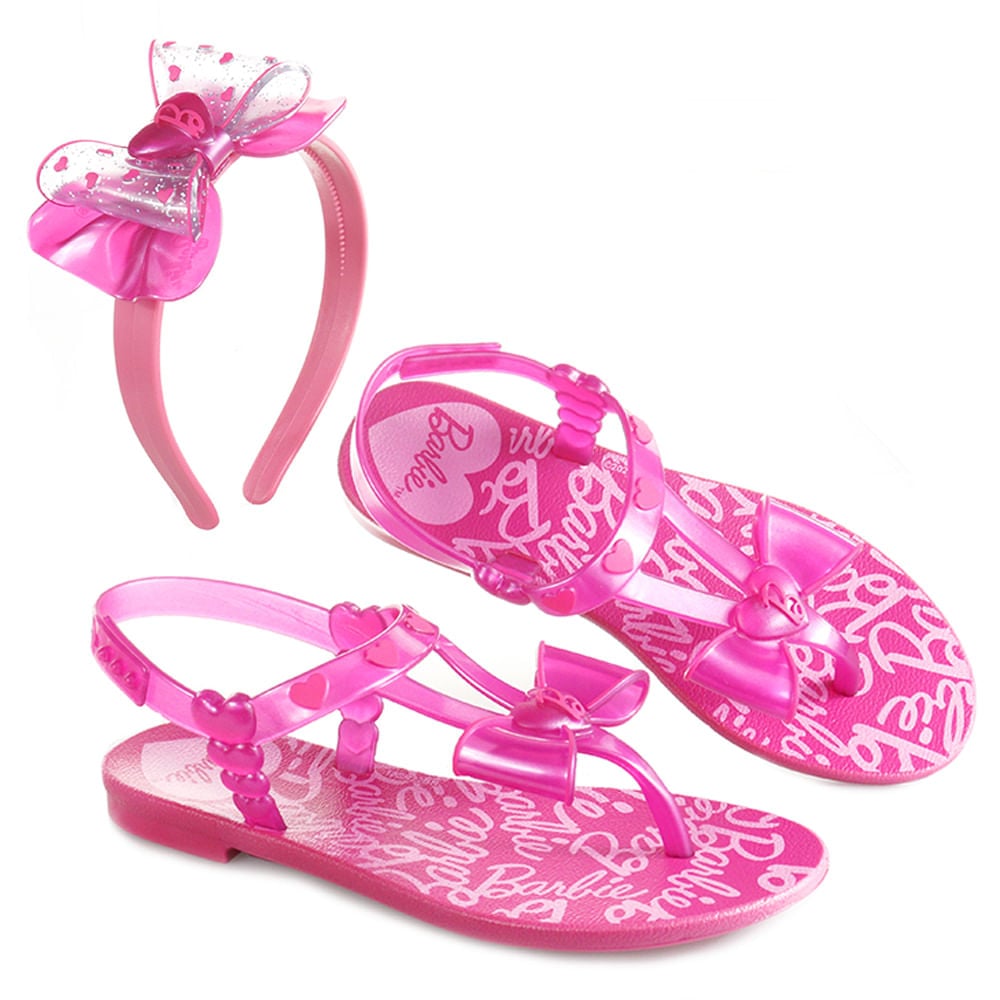 Sandália Infantil Barbie Tiara Glam Conforto e Estilo | Flávio's Calçados