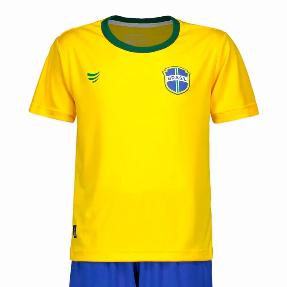 Camisa Super Bolla Infantil Copa Bronze Brasil - Conforto e Estilo | Flávio's Calçados