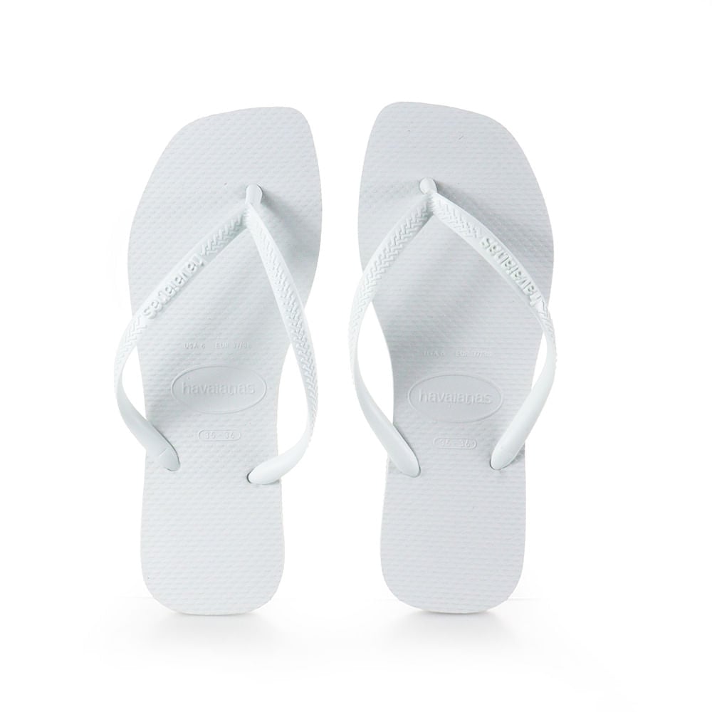Chinelo Feminino Havaianas Branco Confortável | Flávio's Calçados