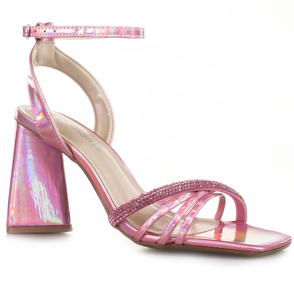 Sandália Via Marte Salto Geométrico Conforto e Estilo | Flávio's Calçados