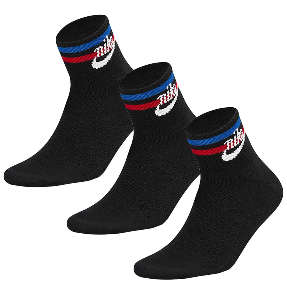 Kit Meia Nike Everyday Essencial 3 Pares – Conforto Diário | Flávio's Calçados