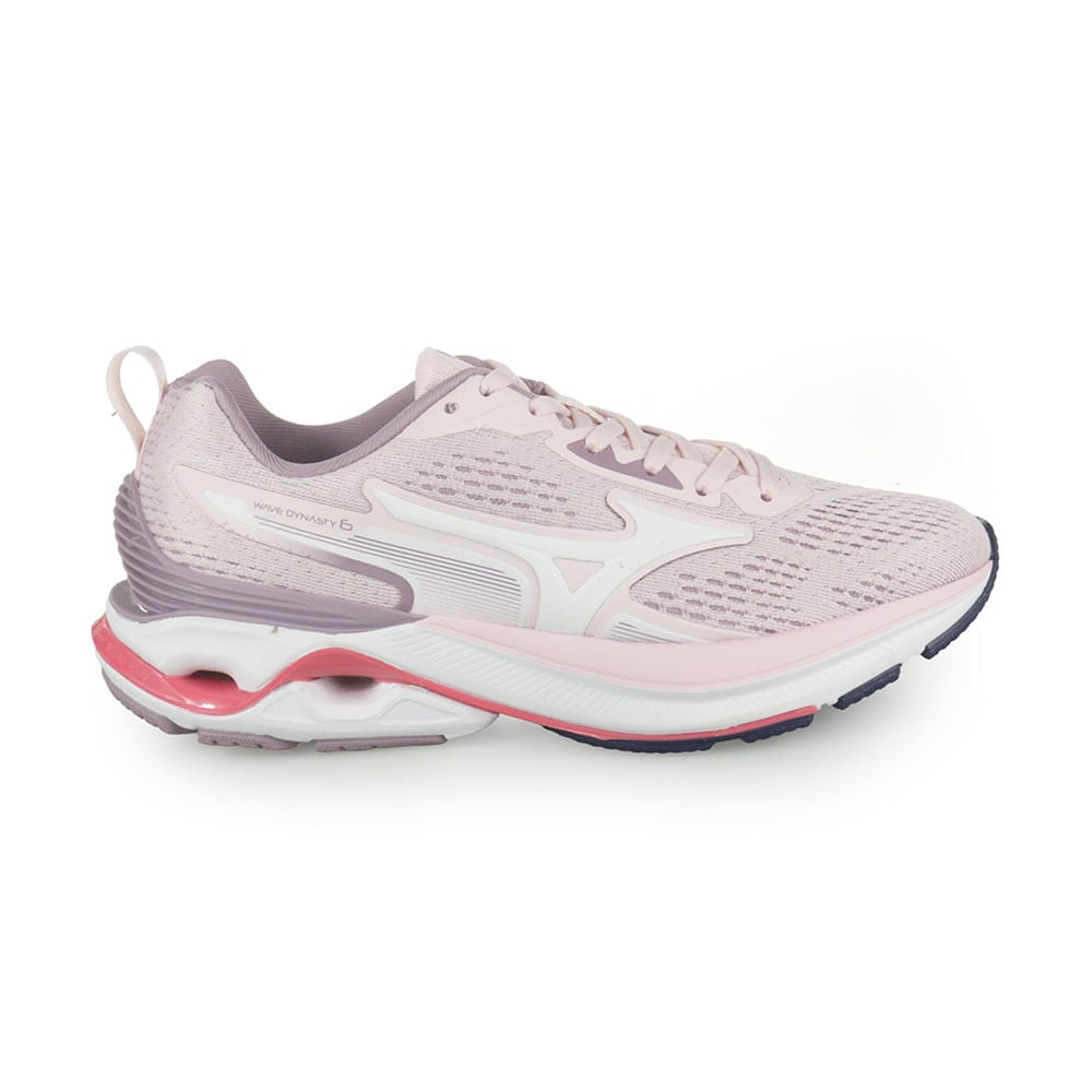 Imagem do produto Tênis Feminino Esportivo Mizuno Dynasty 6 Preto/Lilás/Rosa -10108 0080f