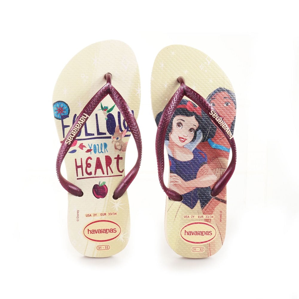 Chinelo Havaianas Infantil Slim Princess Conforto e Estilo | Flávio's Calçados